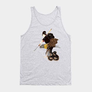 Samurai Woman with Naginata - Shogun Tank Top